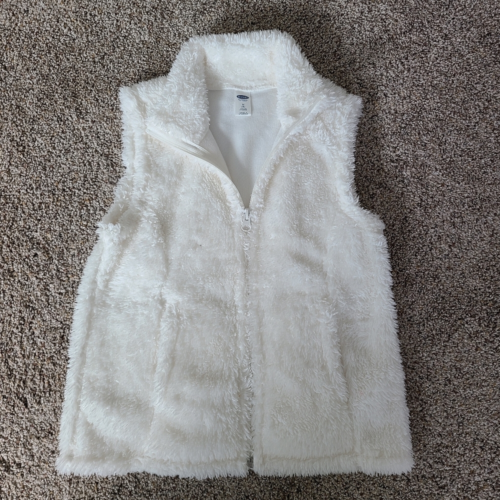 Girls Faux Fir Vest